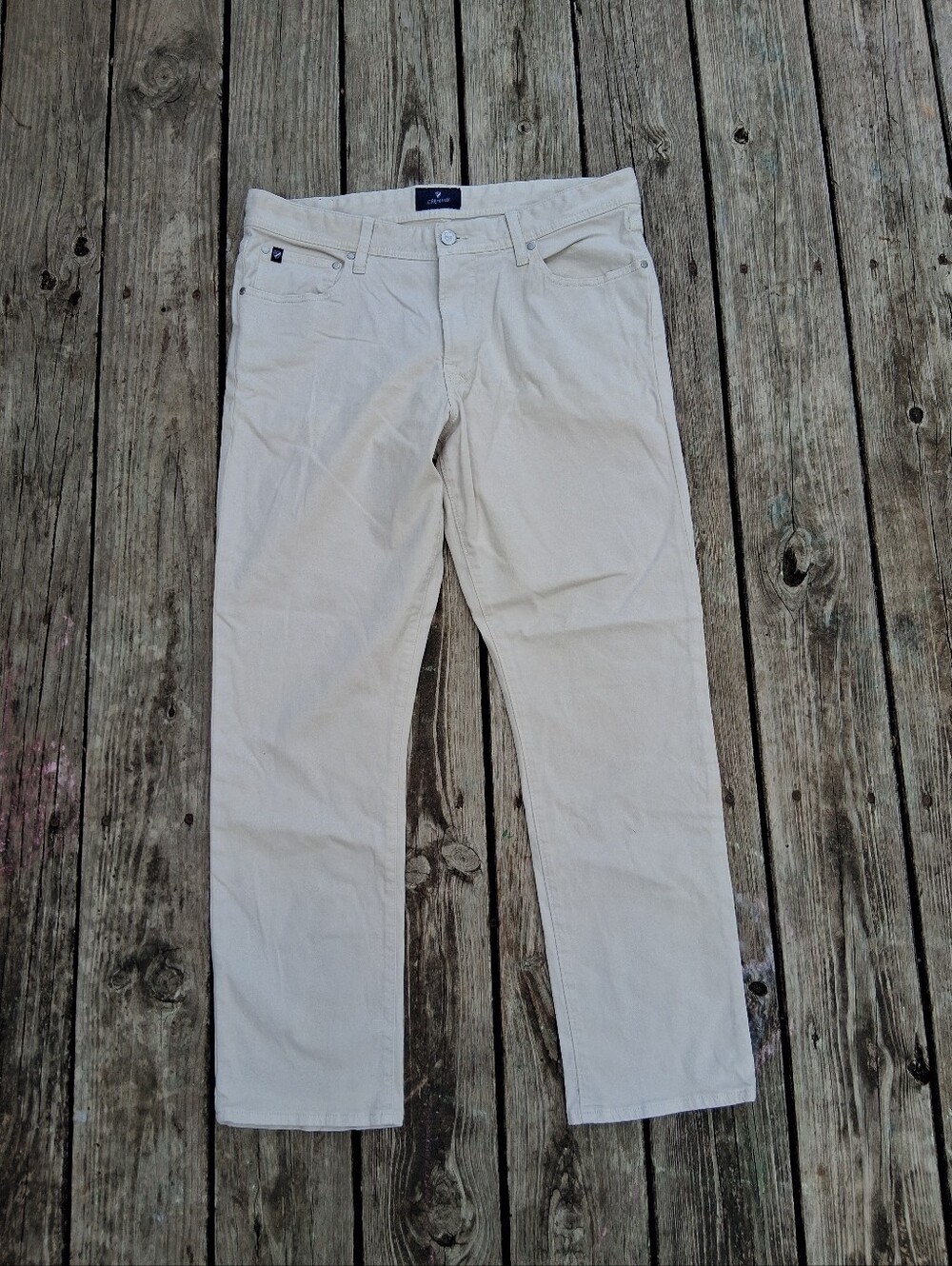 Daniel Cremieux Khaki Straight-Leg Pants